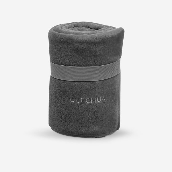 Quechua Fleece Blanket - 150x130 cm - Grey