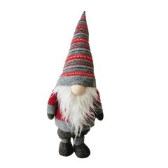 Nordic Scandinavian Christmas Gnome with Knitted Xmas Hat Decoration 73cm