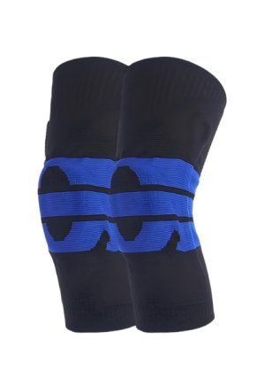 1 pair Sports Spring Silicone Knee Pads Kneepads Protector for Meniscus