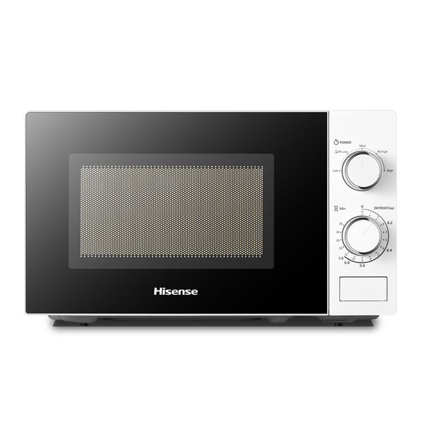 Hisense 20L Microwave Oven, Mechanical Control, White Housing - H20MOWS10