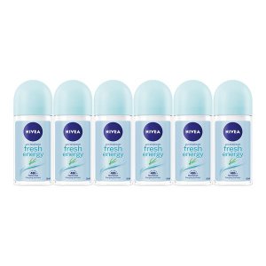NIVEA Fresh Energy Anti-perspirant Roll-on Deodorant, 6x50ml