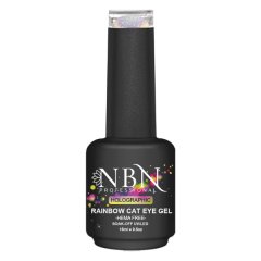 NBN Professional Holographic Rainbow Cat Eye Gel Polish 15ml