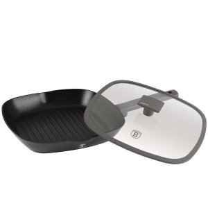 Berlinger Haus 28cm Titan Pro Non-Stick Coating Grill Pan - Anthracite