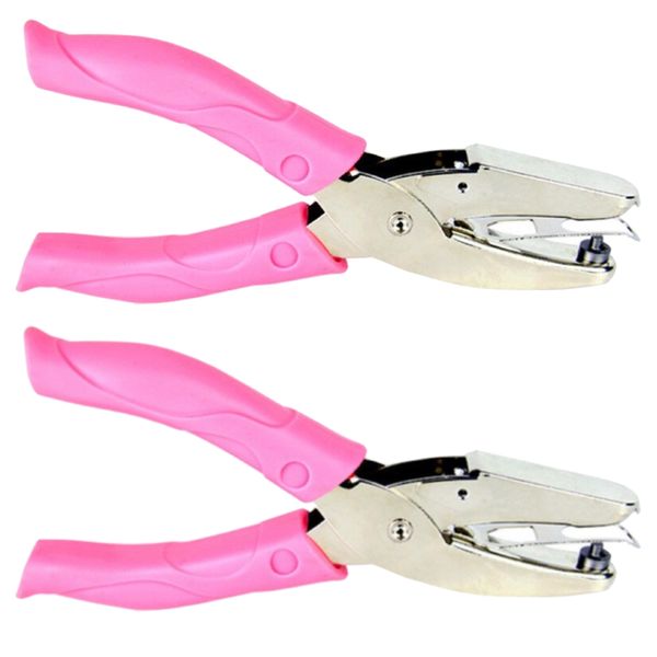 Craft Multifunctional Scrapbooking Hole Punch Set Of 2 - Star &amp; Heart