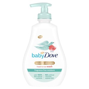Baby Dove Sensitive Body Wash - 6 x 400ml