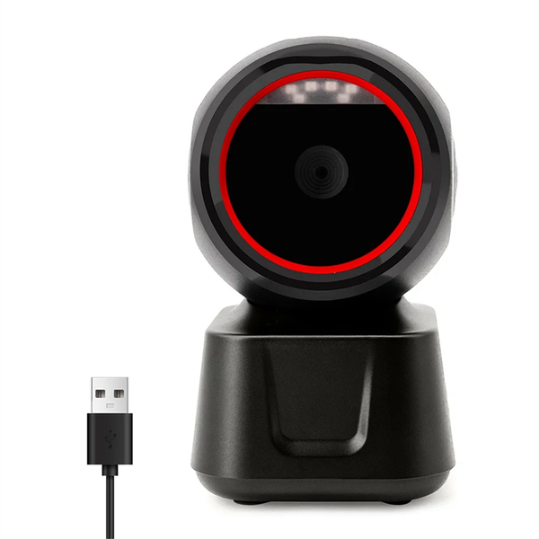 1D 2D QR Wired Barcode Scanner Automatic Sense Reader