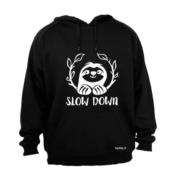 Slow Down - Ladies - Hoodie - Black
