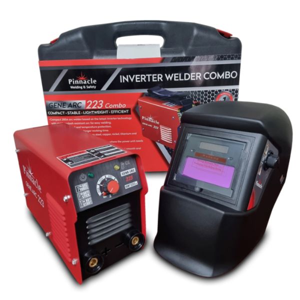 GENE ARC 223 ARC Welding Combo Kit, With Carry Case &amp; Welding Helmet