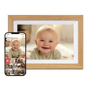 Digital Photo Frame 10.1' with WiFi, 16GB Storage, Touchscreen &amp; Uhale App