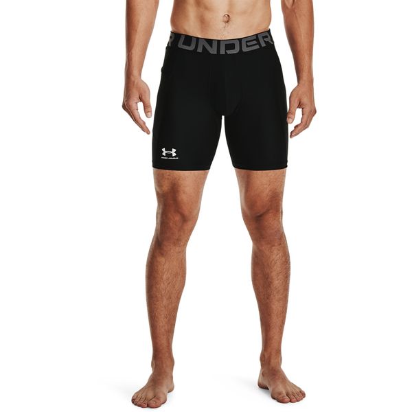 Under Armour Men's HG Armour Compression Training Shorts - Black/White