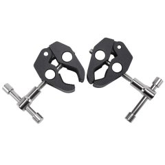 2Pack Super Clamp Crab Clamp Photography With / 1/4 and 3/8 inch