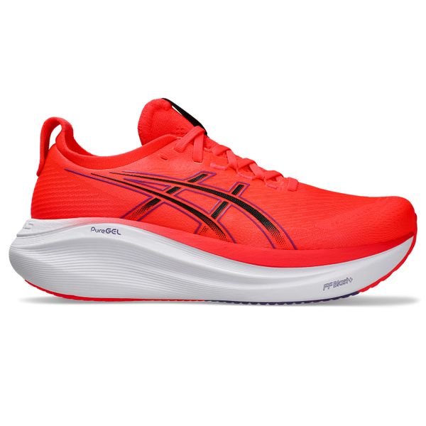 ASICS Men's GEL-NIMBUS 27 Road Running Shoes - Flash Red/Black