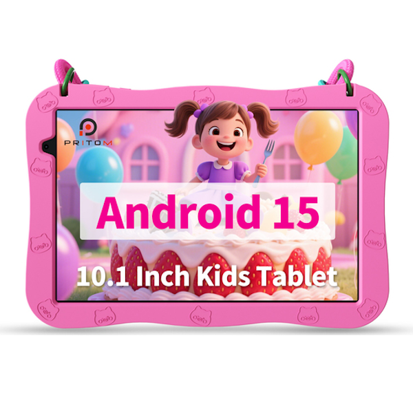 Pritom D11A Kids 10.1" Tablet 3GB+5GB RAM, 32GB ROM, Silicone Case &amp; WI-FI6
