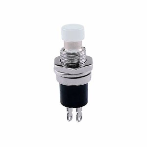 Push button switch PBS-110 White Press Through
