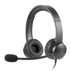 VolkanoX Chat Mk1 Series Wired Headset with Mic (AUX) - Graphite