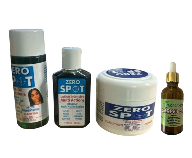 Zero Spot Lotion, Cream , Tissue Oil with Carrot Oil
