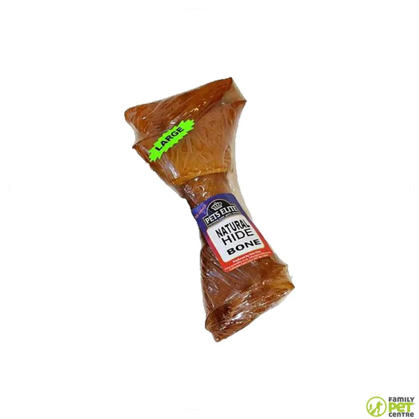 Pets Elite - Natural Hide Bone Large x3