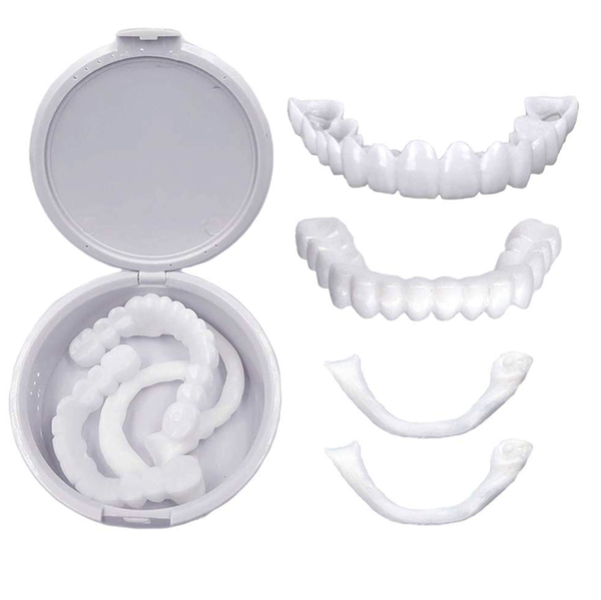 Upper and lower teeth veneers