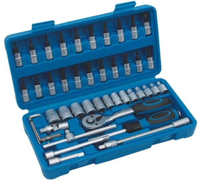 Toolco 46 Piece 1/4 Inch Drive Socket Set