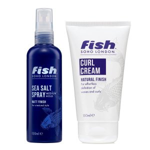 Fish The Curl Definition Duo - Sea Salt Spray &amp; Curl Cream