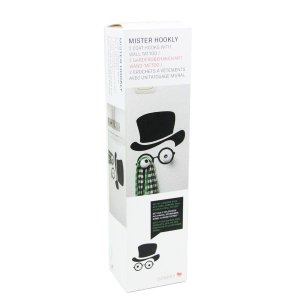 Hooklys / Mister Hookly, Gaderobehaken mit Wandtattoo / Coat Hook