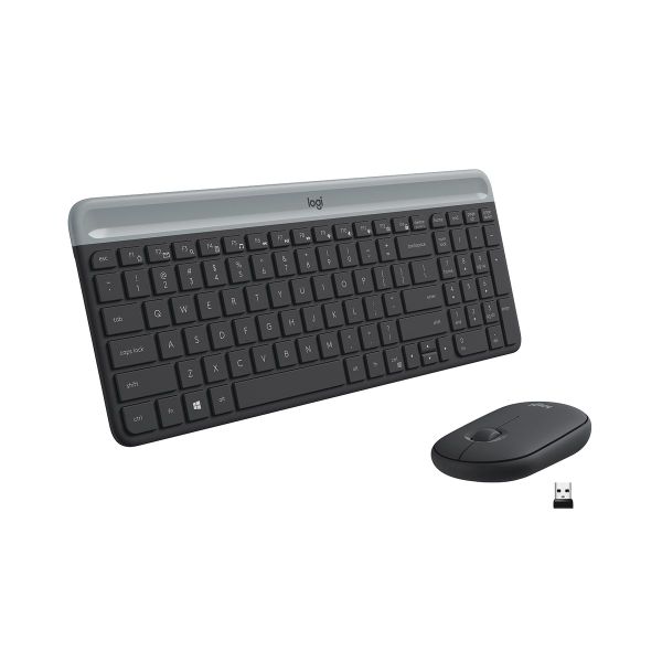 Logitech MK470 Slim Wireless Keyboard &amp; Mouse Set Graphite Parallel Import