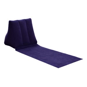 Inflatable Lounger Mat Foldable Beach Triangle Cushion Camping Sitting Mat