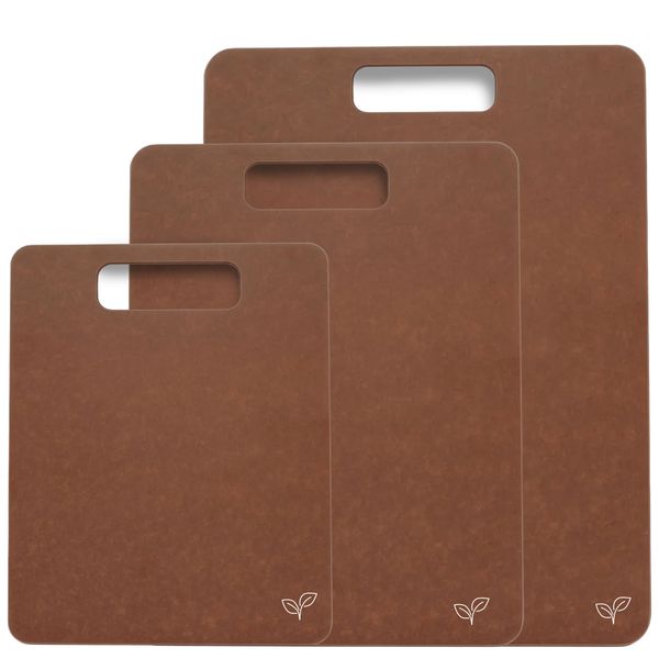 Wood Fibre Chopping Boards - 3 piece set Nutmeg -S/M/L