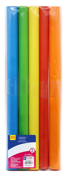 Marlin: Colour Kraft Rolls 480mm x 1m - 5 Pack