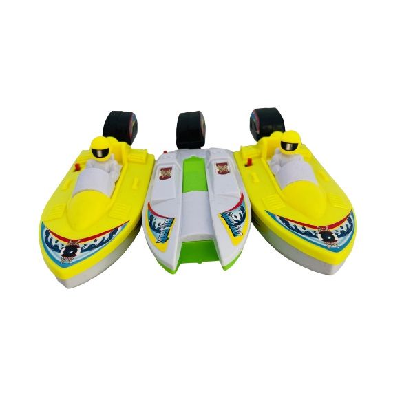 Kids Battery Operated Toy Speed Boats - Set of 3