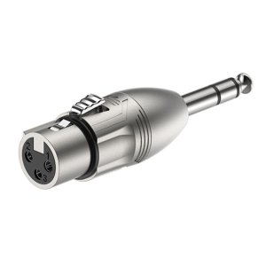 Roxtone Adapter 6.3mm Stereo Male Plug - XLR Female Socket