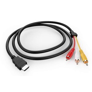 1.5M HDMI Male To 3-RCA Video Audio AV Cable Compatible with TV HDTV DVD