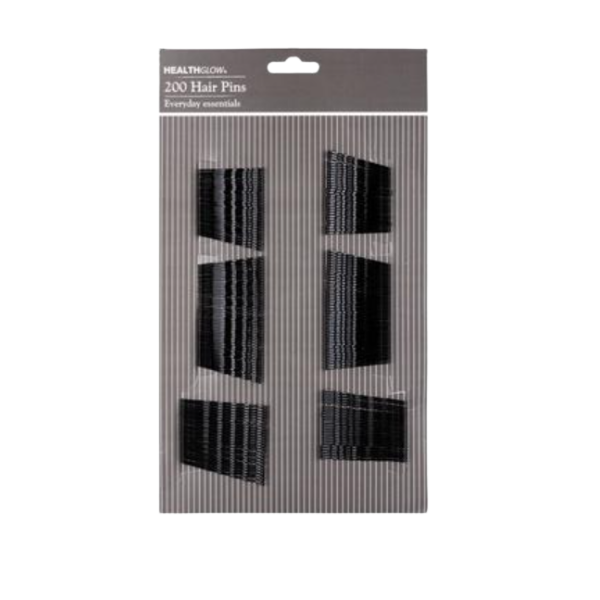 Health Glow - 200 Piece Hair Pins- Pack Of 2