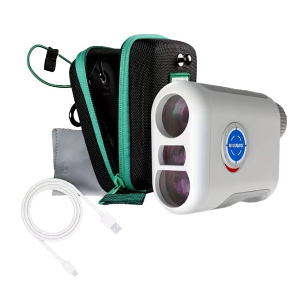 Nohawk White &amp; Grey 1000 Yard Rechargeable Magnetic Golf Rangefinder