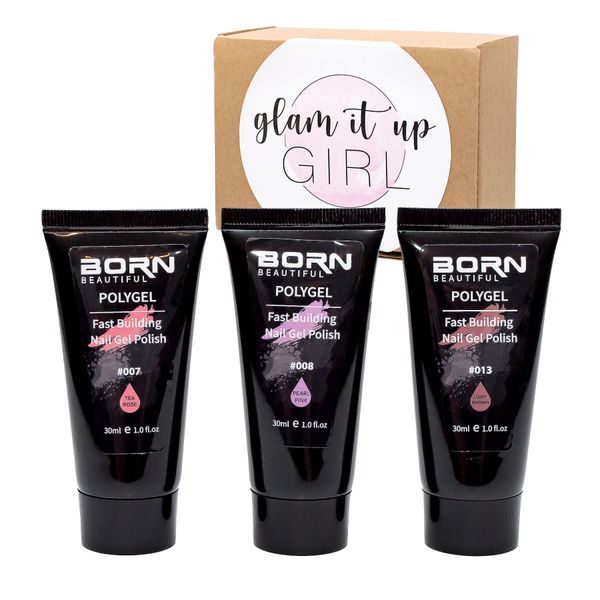 Glam It Up Girl/ 3 Polygel Colours - 3 Piece BB