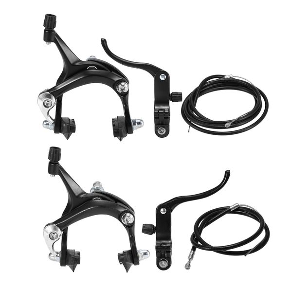 Front Fixie Road Bike Cruiser Brake Set Bike Brake Kit Black