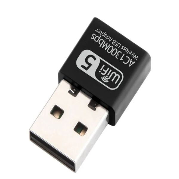 WiFi-5 USB Adapter AC1300 1300Mbps Dual Band Mini