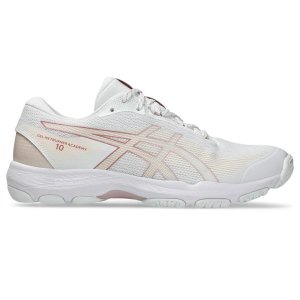 ASICS Women's Gel-Netburner Academy 10 Netball Shoes - White/Morganite