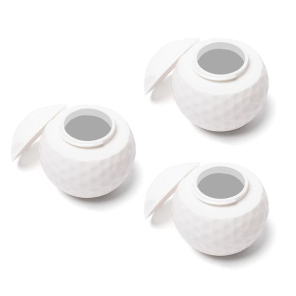 3-Piece Set of Golf Ball Shaped Small Wine Glasses and Liquor Glasses