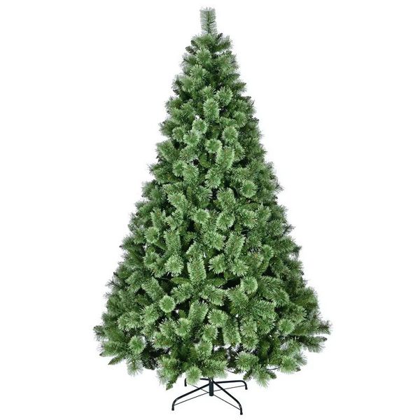 1.8m Flocked PVC Christmas Tree with Pine Needles (Blooming Style)