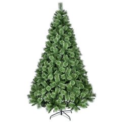 180CM Pine Needle Christmas Tree With White Flocking