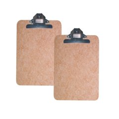 Parrot Products 2 x Masonite A4 Clipboard (355mmx230mm) Bundle
