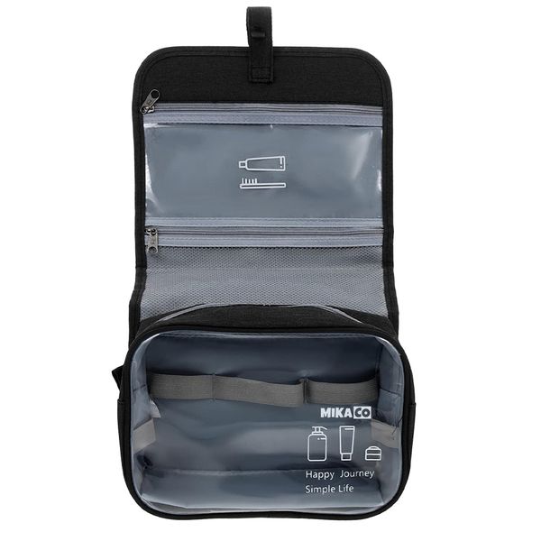 Travel Toiletry Bag with Hook Waterproof Cosmetic Pouch