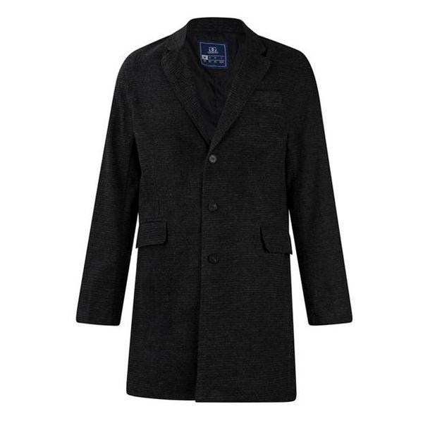 Giorgio Men's Duffel Coat - Charcoal - Parallel Import