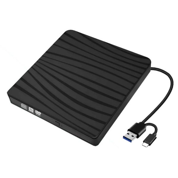 Portable Mobile External DVD-RW - Type-C &amp; USB - CB31005-L