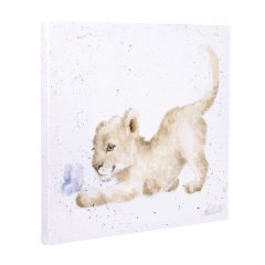 Wrendale Canvas Print - "A-roar-able" Lion