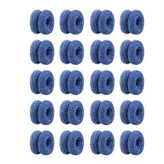 20Pcs Tubular Finger Bandage,Blue