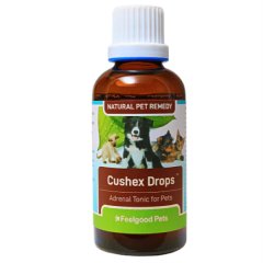 Feelgood Pets - Cushex Drops - Dog &amp; Cat Adrenal Health Support - 50ml