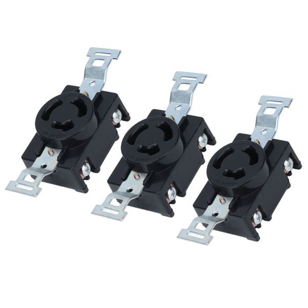 3 Hole Generator Plug 3-Piece Set for Reliable Power Connection