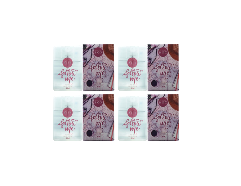 Perfume Box Follow Me For Her Perfume Pocket size Set of 4